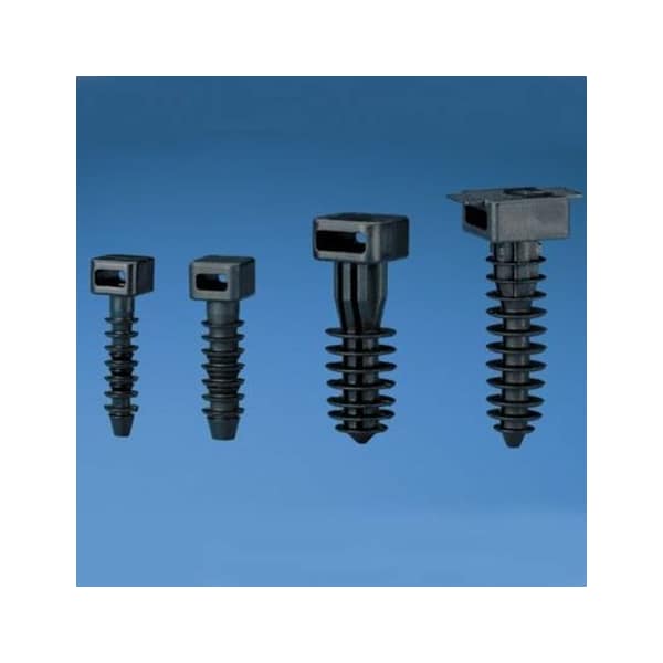 Cable Tie Mount, Masonry Push Barb, PK1000